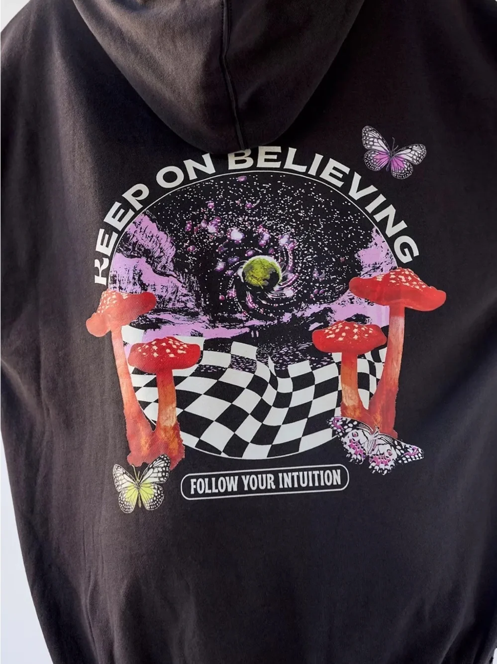 Urban Outfitters Nate Keep On Believing Oversized Sweatshirt Sz Small
